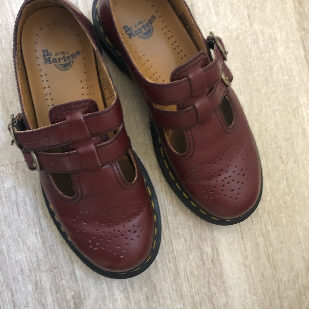 Doc Marten Red Mary Janes